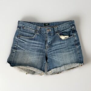 J.Crew Denim‎ Shorts Stretch Cuffed Hem Casual Everyday Blue Size 26